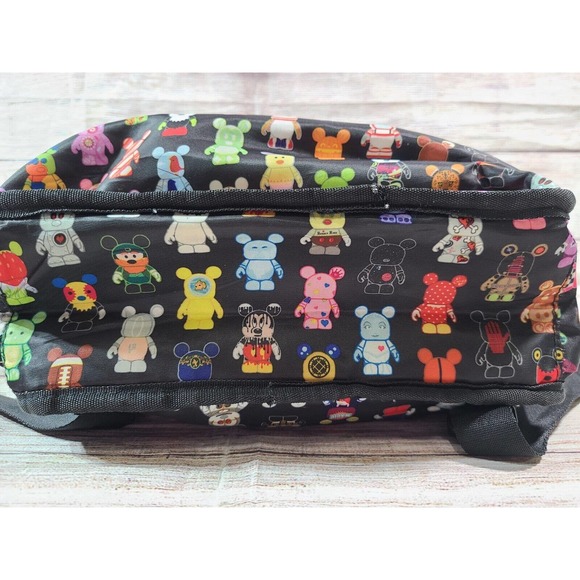 Disney Parks Vinylmation Mini Backpack Mickey Mouse Black Green Keychain - Picture 4 of 8